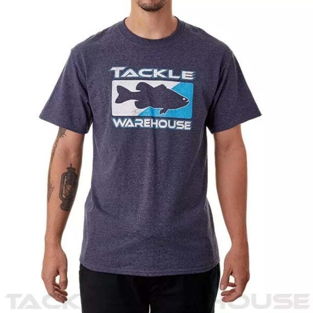 MEN'S TACKLE WEARHOUSE LARGE BLUE T SHIRT